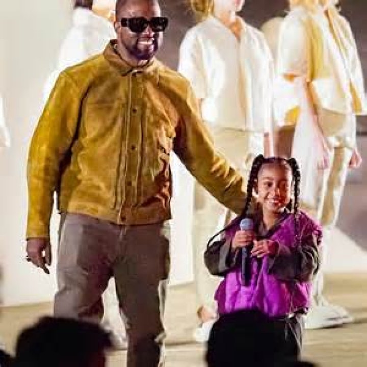 Kanye West & North, 7, Are All Smiles As They Bond In Cute Vacay Pic: ‘Daddy Daughter Time’